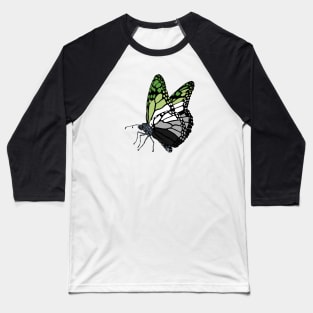 Aromantic Butterfly Baseball T-Shirt